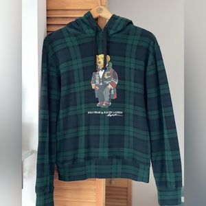 Men’s Ralph Lauren Teddy Bear Plaid Hoodie